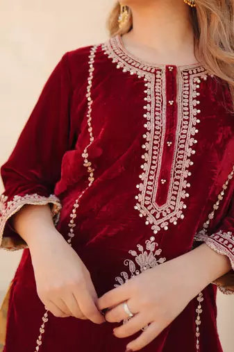 Asiyah - short kurta with salwar