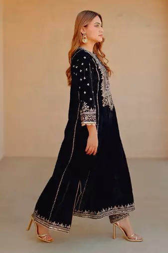 Marya - long a-line kurta with salwar