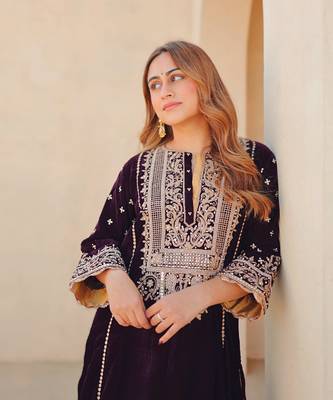 Marya - long a-line kurta with salwar 3