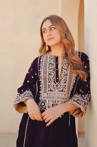 Marya - long a-line kurta with salwar