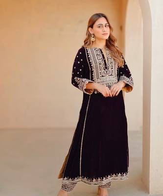 Marya - long a-line kurta with salwar 4