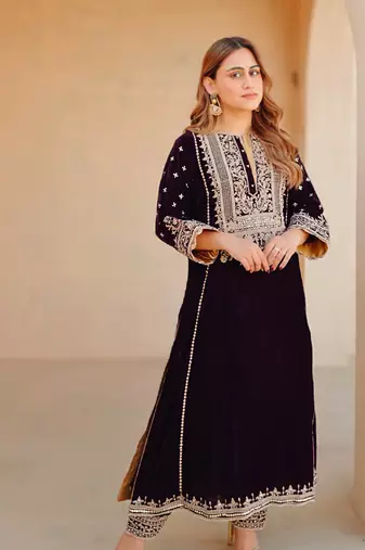 Marya - long a-line kurta with salwar