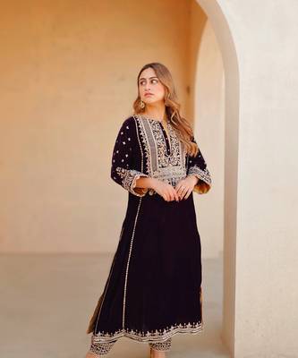 Marya - long a-line kurta with salwar 5