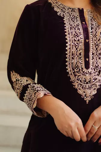 Zyra - short kurta with salwar