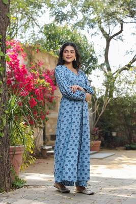 Aqua rayon top & pant 4