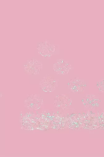 Pink Sequin Resham Embroidered Georgette Saree With Matching Blouse Piece