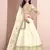 Off White Embroidered Art Silk Designer Lehenga Choli