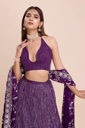 Designer Bollywood Style Wedding Wear Lehenga Choli