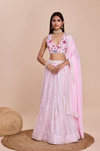 Designer Bollywood Style Wedding Wear Lehenga Choli
