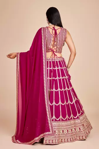 Designer Bollywood Style Wedding Wear Lehenga Choli