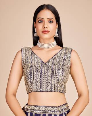 Designer Bollywood Style Wedding Wear Lehenga Choli 4