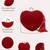 red velvet heart-shaped clutch bag