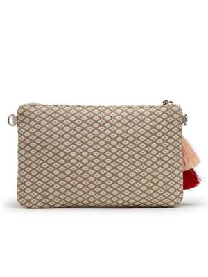 multi cotton canvas sling bag with jacquard heart 6