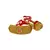 Stone stud gold plated  pouchi color golden material brass  size adjustable