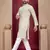 Cream heavy lukhnowi work with unique digital print kurta pajama set