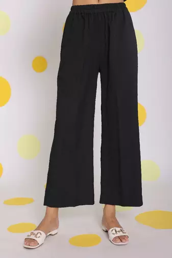 Black shirt and pant two piece set summer everyday wear co-ord set
