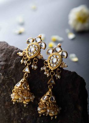 Kundan Long Necklace Set 4