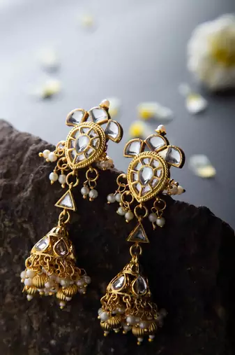 Kundan Long Necklace Set
