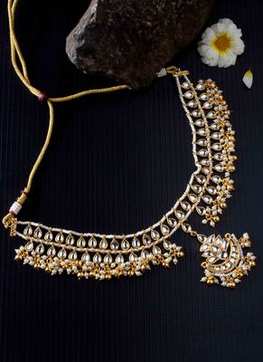 Kundan Pearl Choker Set 2