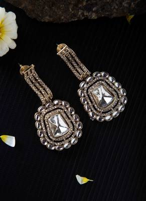 Polki Chandbali Earrings 1