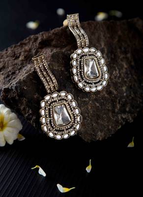 Polki Chandbali Earrings 2