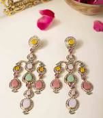 Multicolor chandelier earrings