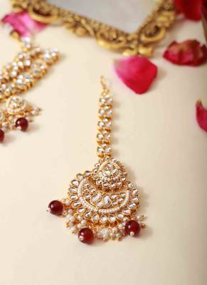 Kundan pearl Bridal choker set 4
