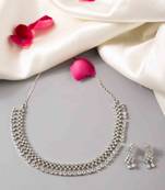 Shimmering silver american diamond set