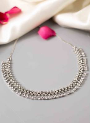 Shimmering silver american diamond set 2