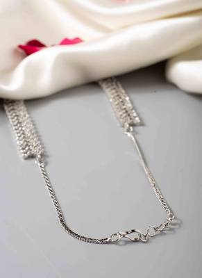 Shimmering silver american diamond set 4