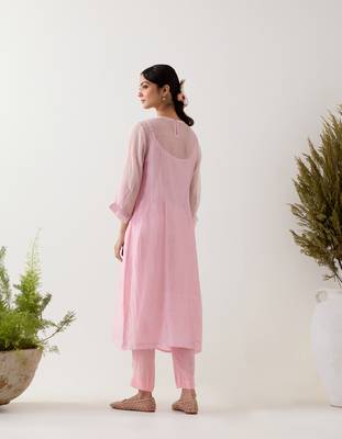 Blush pink ariel kurta set 2