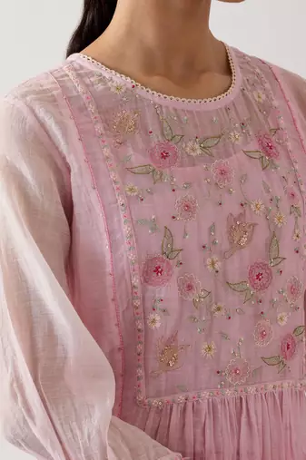 Blush pink ariel kurta set