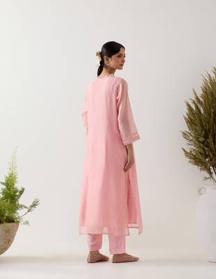 Blush pink songbird kurta set 5