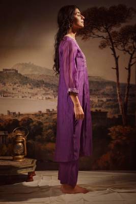 Purple midnight kurta set 2