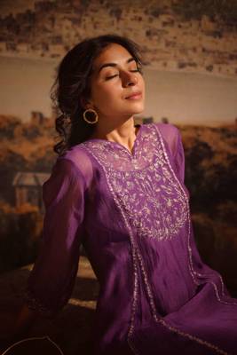 Purple midnight kurta set 5