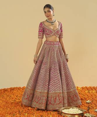 Ruhaaniyat Anahira Hotpink Lehenga Set 2