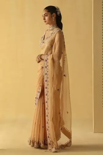 Hannah - gold saree set