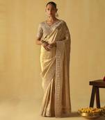 Saraa - gold saree set