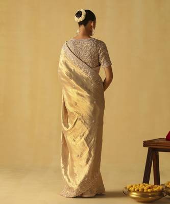 Saraa - brocade saree set 2
