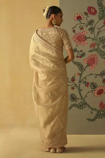 Saraa - brocade saree set