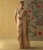 Zeenat - gold saree set
