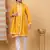 Men cotton silk ethnic motifs embroidered mustard kurta and trouser with stole