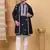 Men cotton silk ethnic motifs embroidered navy blue kurta and trouser with stole