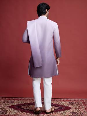 Exclusive festival wear viscose real mirror work kurta with dupatta collection 3