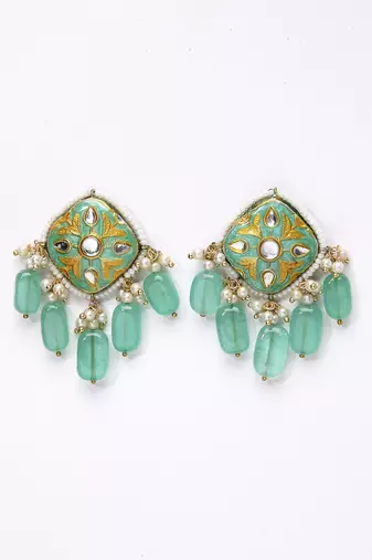 Forest drop earring