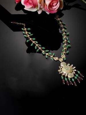 Peacock haar necklace 2