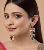 Lal roshni drop earring