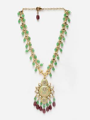 Peacock haar necklace 3