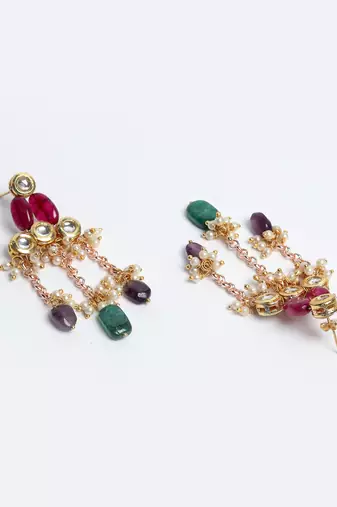 Lal roshni drop earring