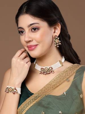 Gulabi guldasta chokar necklace 1